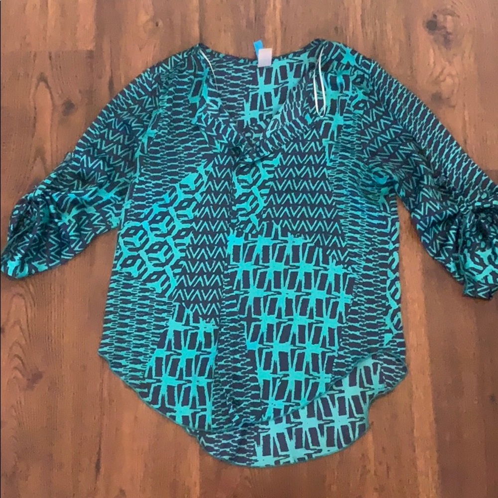 Turquoise blouse